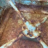 Authentic vintage industrial tolix metal stool by Xavier Pauchard 1950 n1