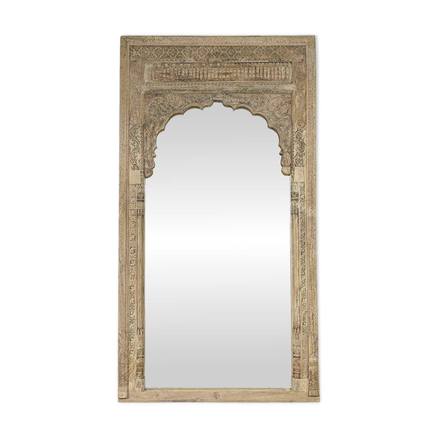 Teak mirror 160x18x288 natural