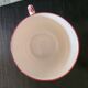 large breakfast cup saucer faience luneville kg street lamp flowers vintage