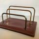 Porte courriers en cuir