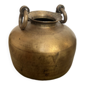Antique water jar in brass - Ghada - India