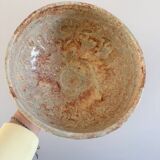 Large handmade stoneware bowl - unique piece