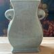 Chinese celadon cracked earthenware vase – Art Deco inspiration – 23