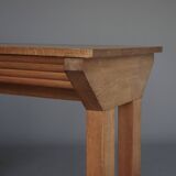 Table d'appoint ou bureau constructiviste vintage en chêne, années 1930