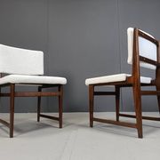 Chaises de salle à manger scandinaves en teck des années 1960.