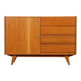 Vintage oak chest of drawers by Jiri Jiroutek model U-458 1960