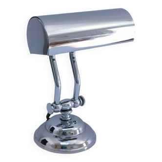 Vintage articulated chrome lamp