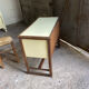 Parisian desk wicker wood bamboo