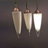 Three icicle hanging lamps