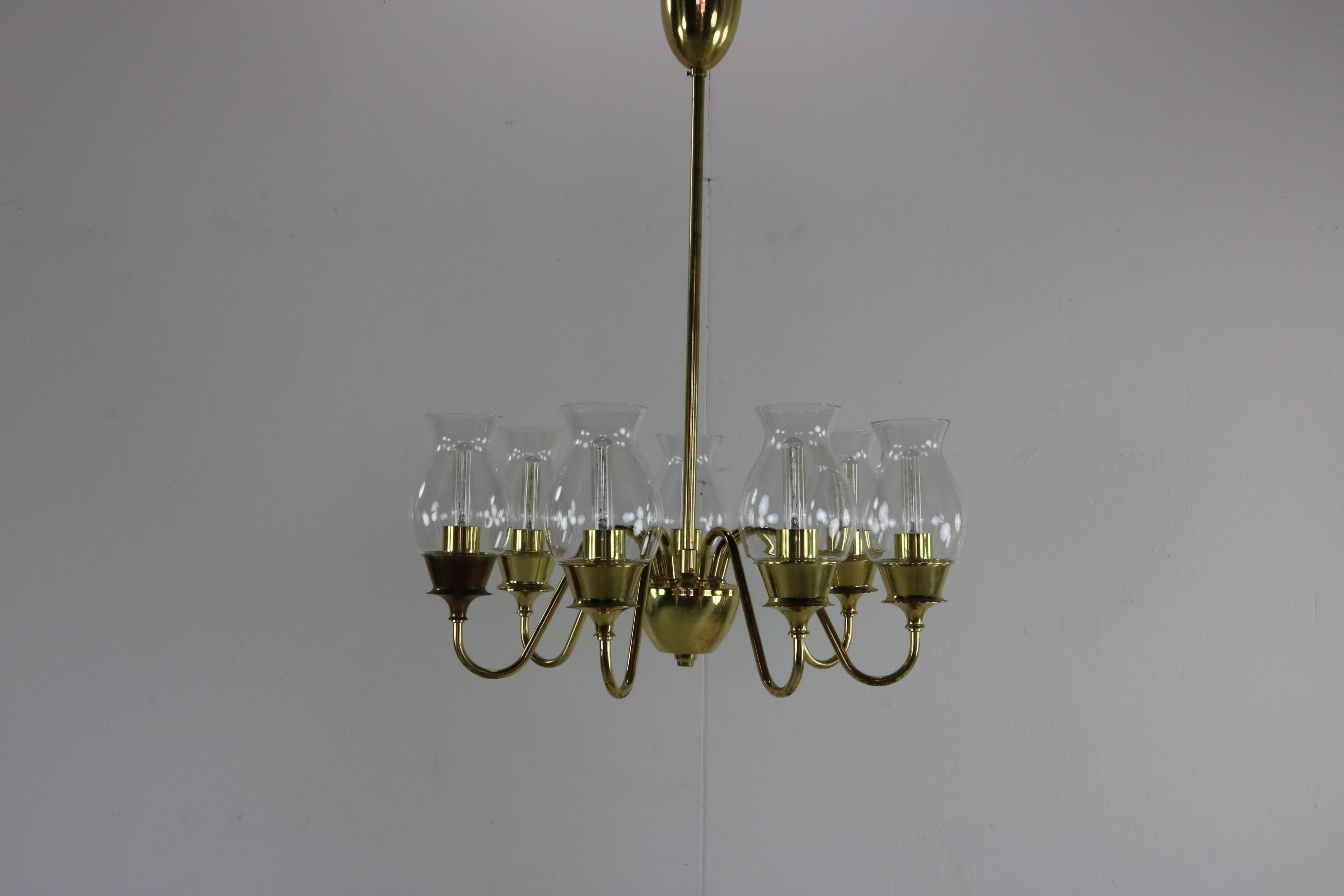 Swedish design ceiling lamp by Hans Agne Jakobsson