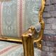 Antique Louis XV Style Gilded Sofa with Gobelin Upholstery