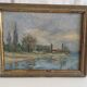 Old painting Riverside.