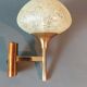Gilded brass wall lamp by Sciolari, Italy 1960.