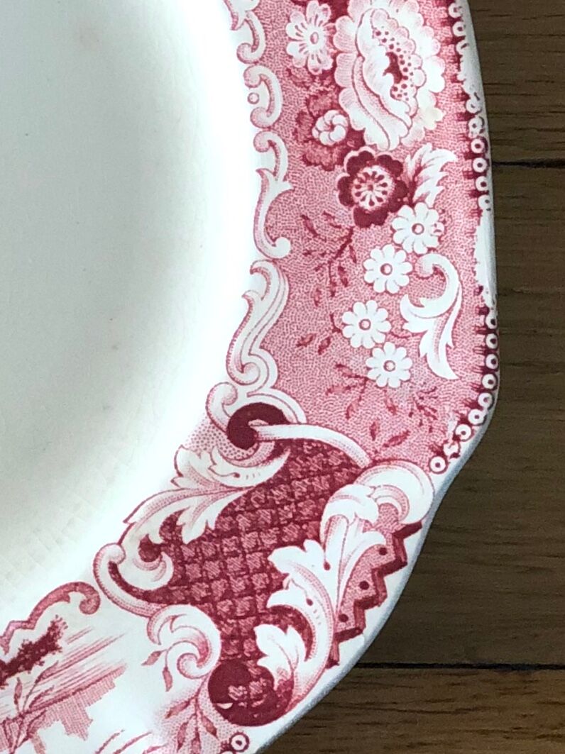 Old victoria dessert plates