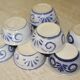 Lot anciens beurriers "coupelles"