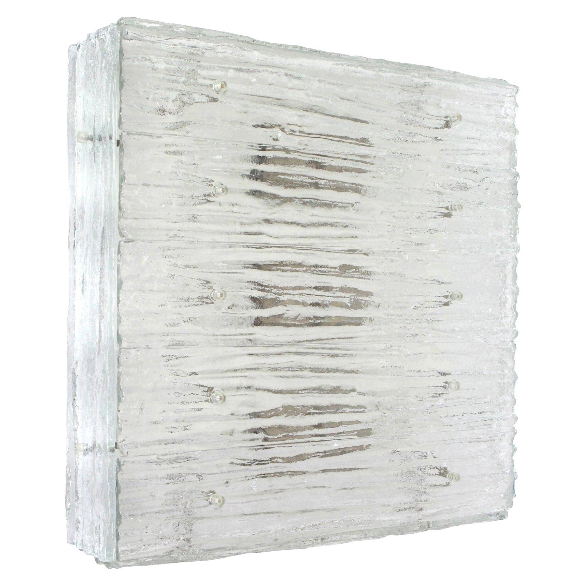 Murano glass ceiling lights by Kalmar, Austria, 1960s.