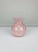 La Rochère pink blown glass vase, vintage