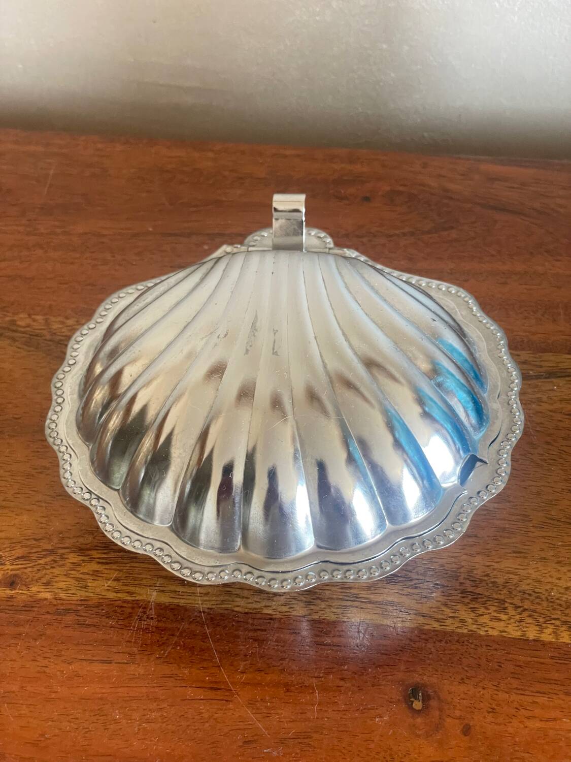 Scallop shell butter dish