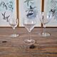 Verres à vin blanc ou liqueur en cristal ancien guilloché, fin 19ème début 20ème  (lot de 6)