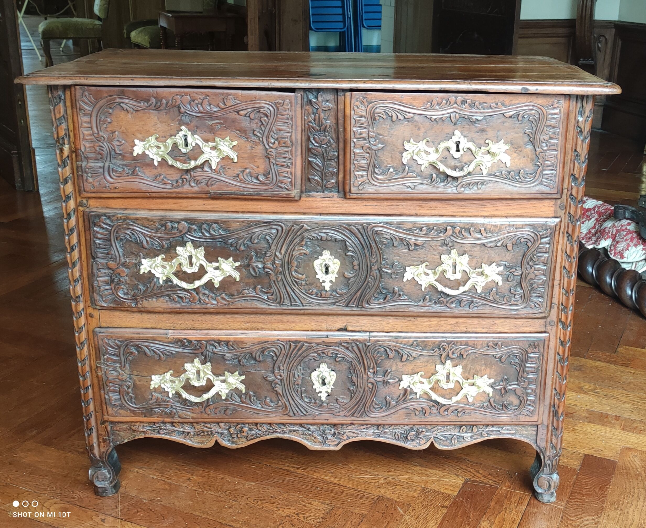 Louis XIV period chest of drawers