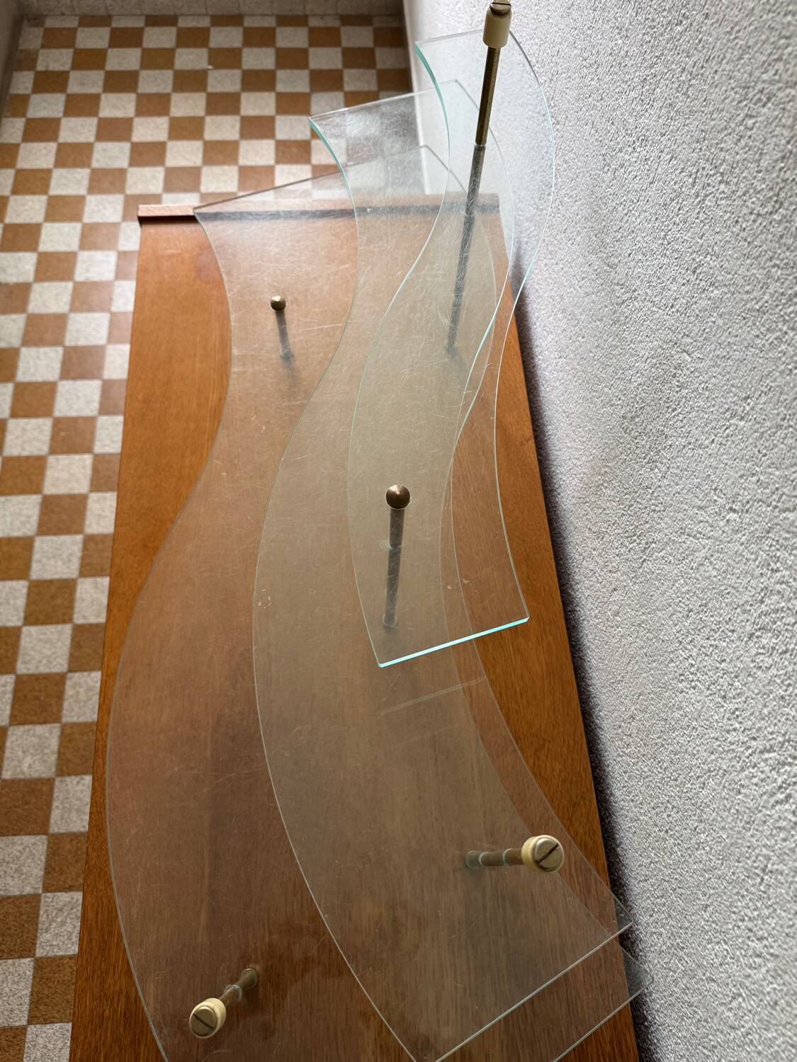 Plexiglas shelf, 1970s