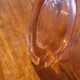 Pair of Art Deco decanters from the 1940s in blown glass