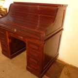 Old American office in mahogany cylinder