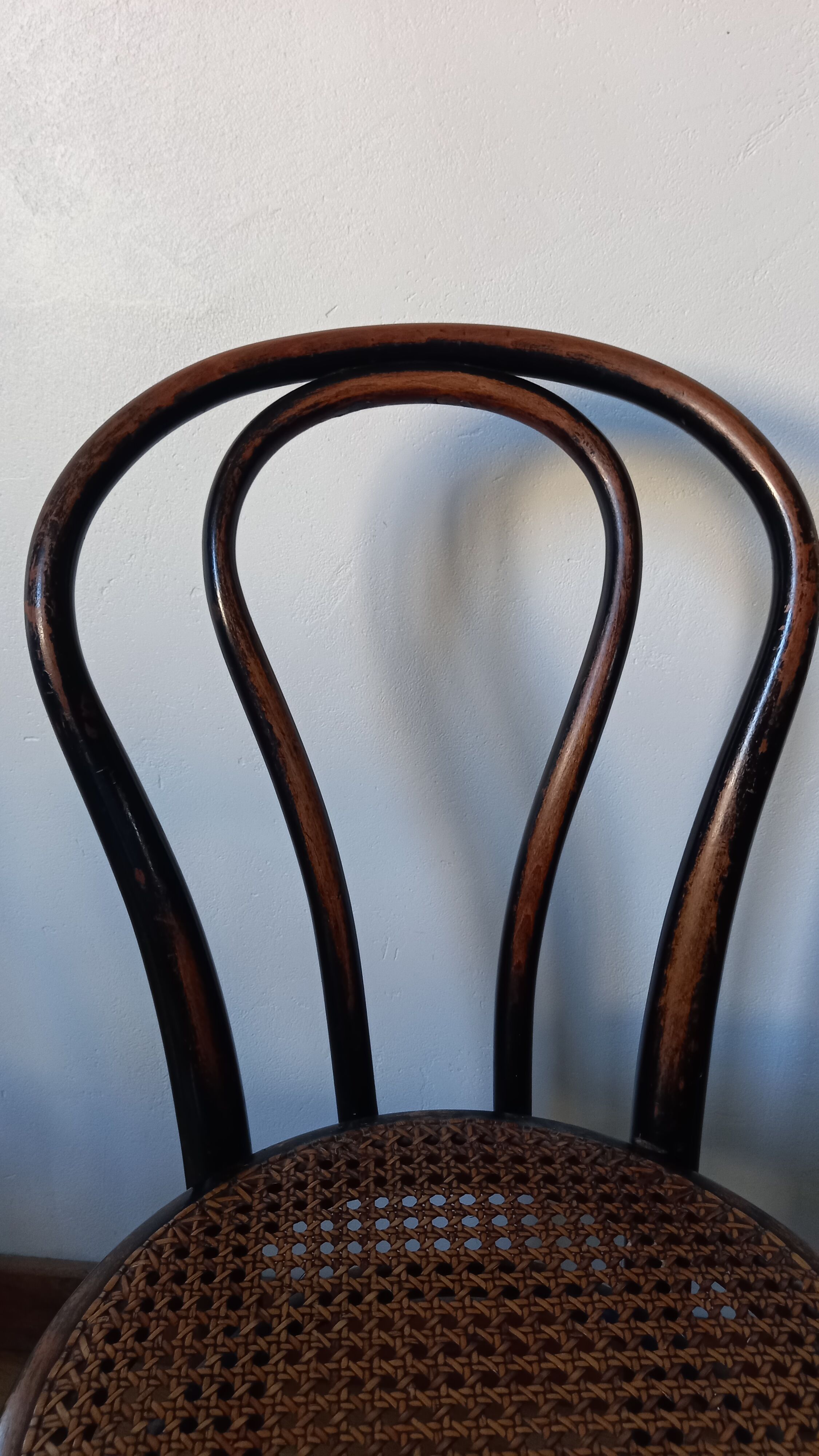 Lot de 4  chaises bistrot signées J § J Kohn 1900