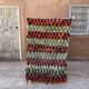 Tapis Marocain  Boucherouite coloré - 94 x 144 cm