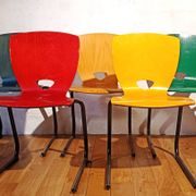 Vintage canteen chair