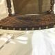 Armchair Henri II wood and leather