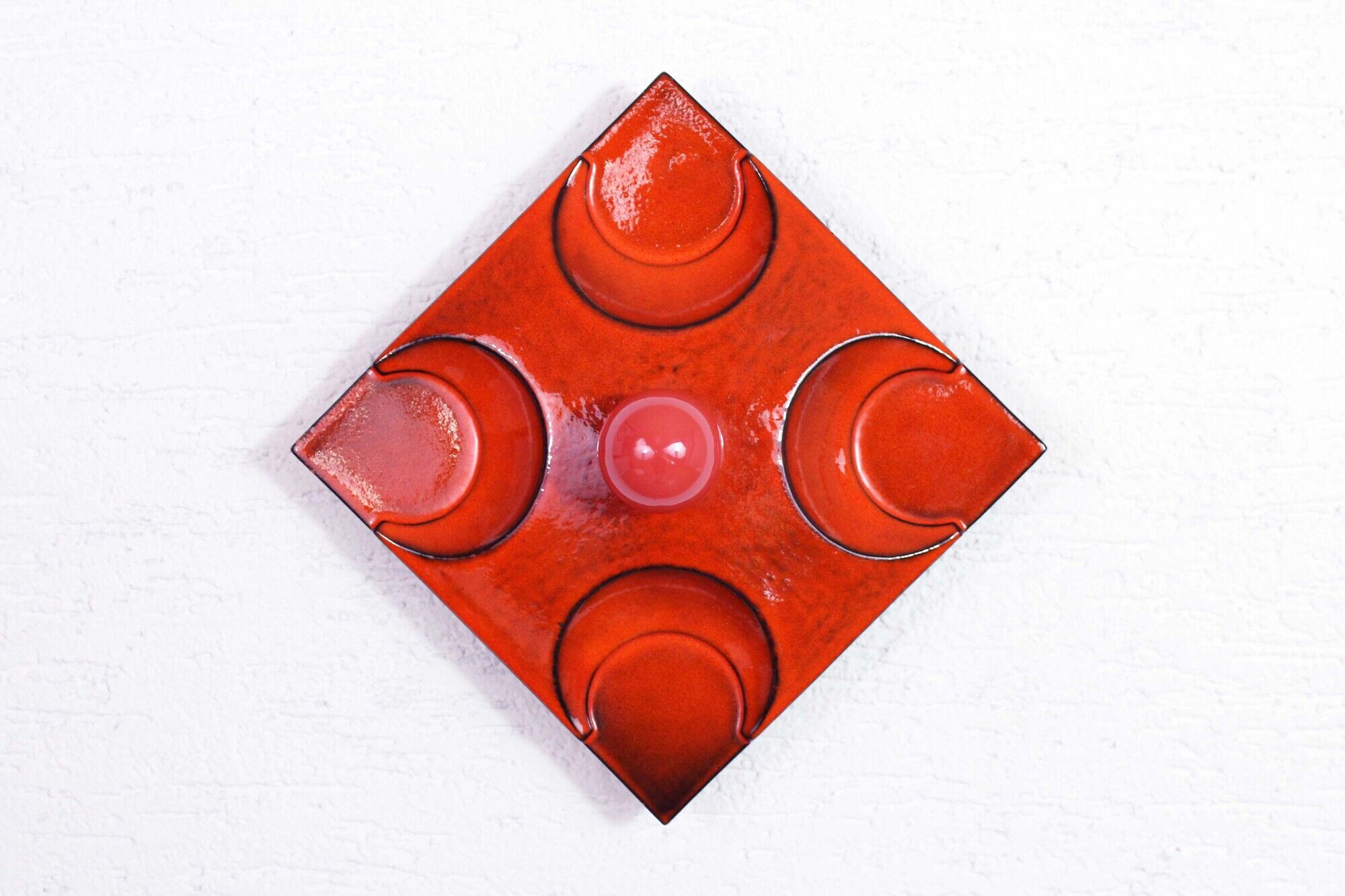 Beautiful wall light Hustadt lights 60s ceramic
