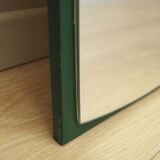 Miroir dans un cadre en pin, design danois, années 1970, production : Danemark