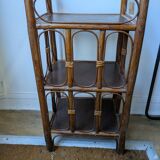 rattan shelf / bedside table