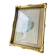 Antique  Frame gilded wood measurements 22 cm x 17  cm Convex Glass