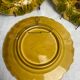 Set of 3 decorative barbotine plates from Sarreguemines.