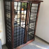 Bamboo and glass display case