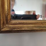 Old gilded mirror, 57x40 cm