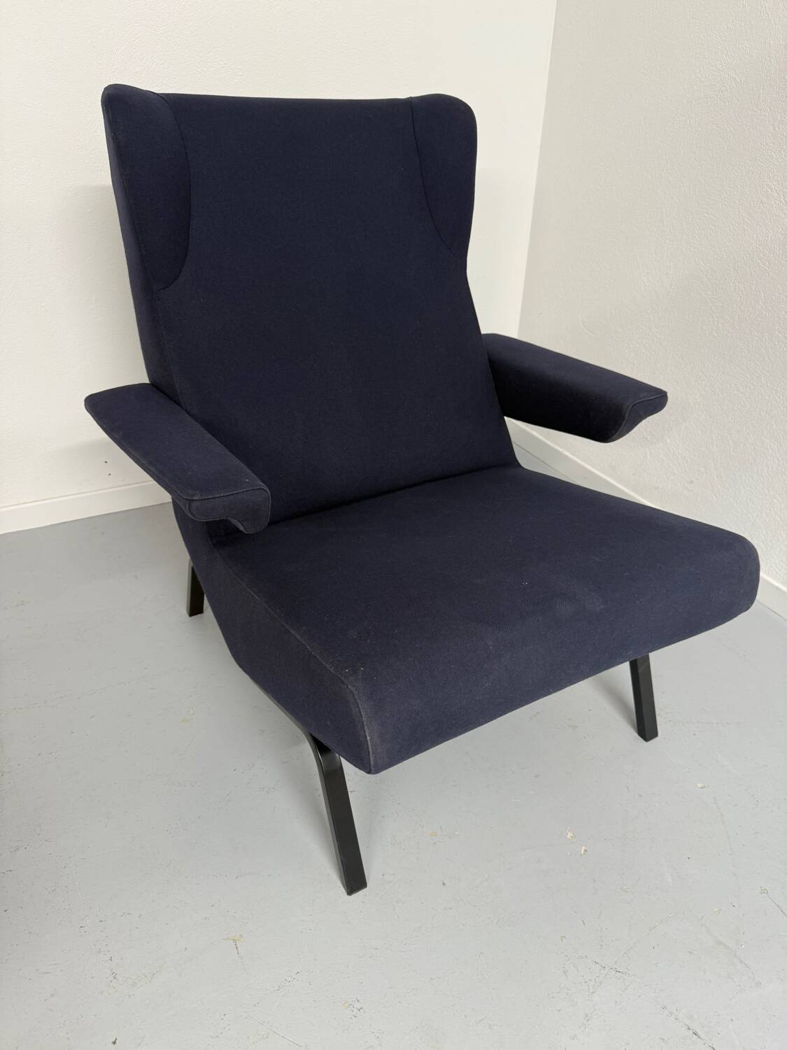 Archi Ligne Roset armchair, Pierre Paulin design, CM 195 HD, vintage blue