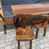 Aranjou  table and chair 1980s