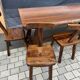 Aranjou table and chairs set 1980