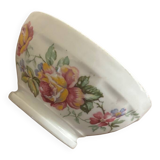 Vintage small antique bowl with floral decoration.