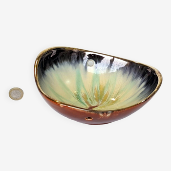 German glazed ceramic bowl db Höhr for Dümler & Breiden.