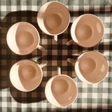 Set of 6 Saint Amand Art Deco cups