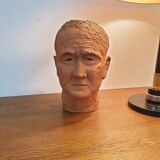Sculpture man's head