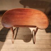 Kidney-shaped side table