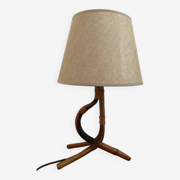 Lampe en rotin