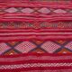 Handmade red Berber Kilim 203x109cm