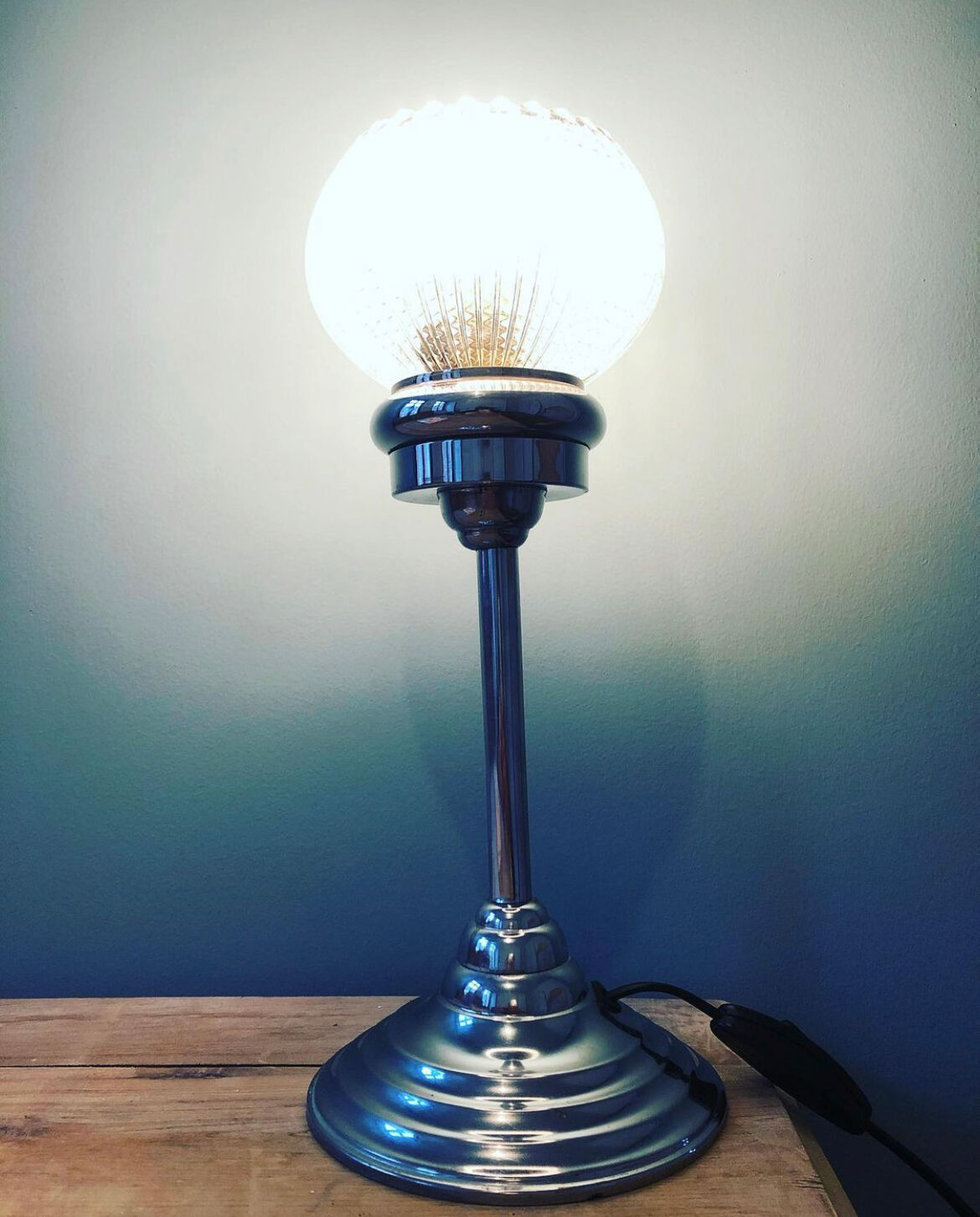Art Deco lamp, circa 1940