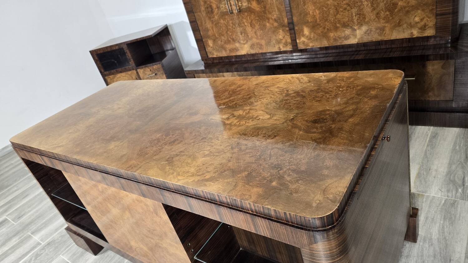 Office furniture set by Emil Gerstel